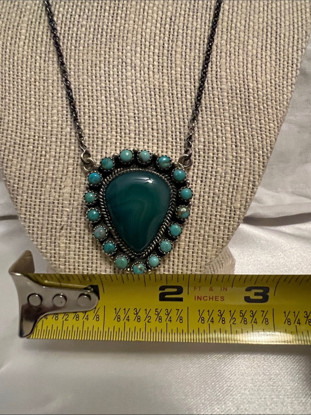 Turquoise necklace by Hada - Picture 5 of 6